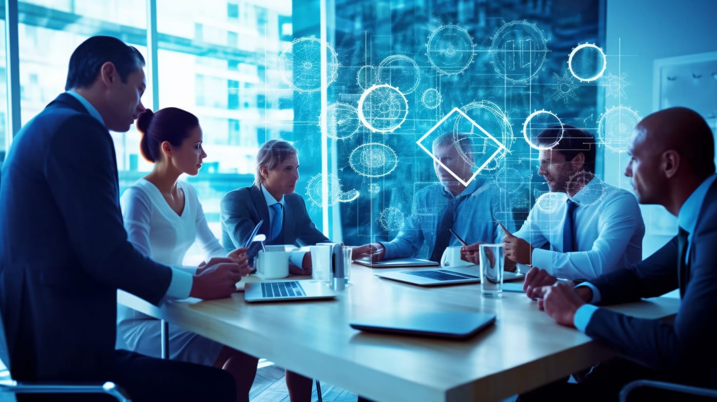 ENUM's managed services team at work